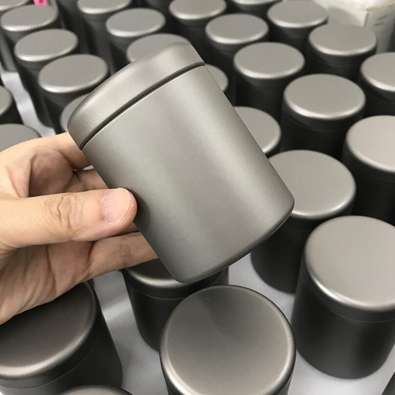 Custom Wholesale Portable Moisture-proof Nickle Free Pure Titanium Coffee Container