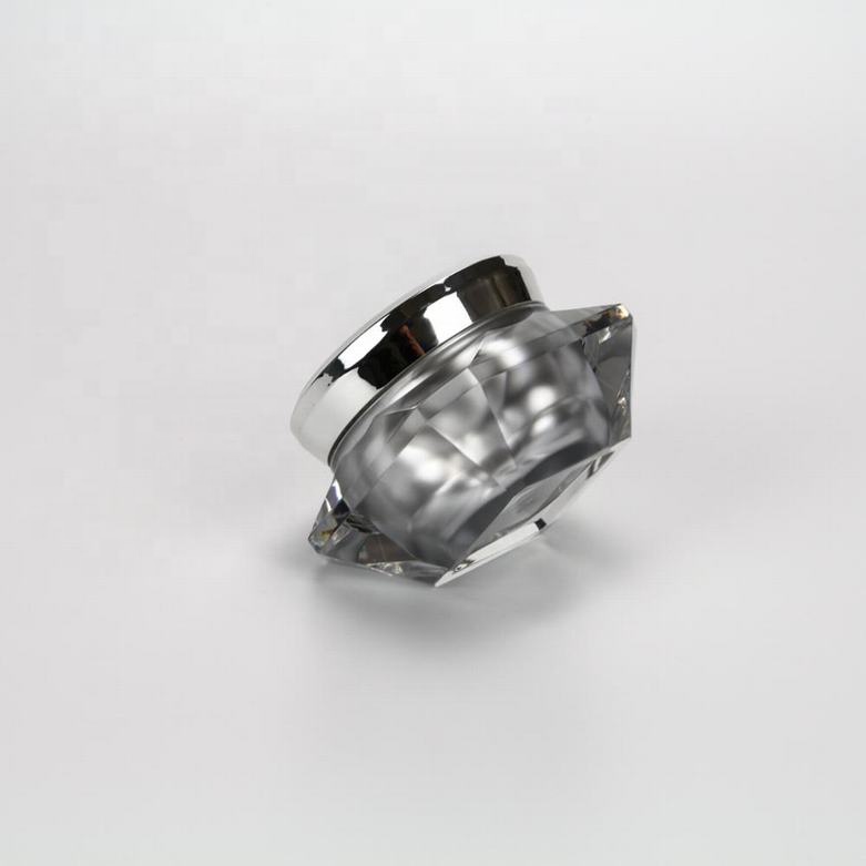 Custom acrylic diamond cosmetic cream jar 50g 3g 5g 10g 15g 20g 30g