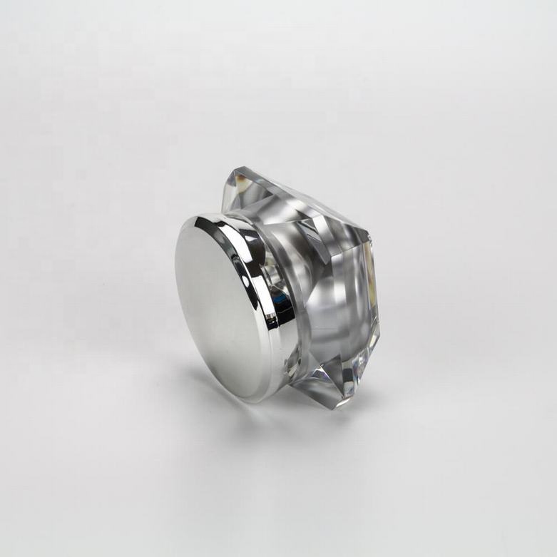 Custom acrylic diamond cosmetic cream jar 50g 3g 5g 10g 15g 20g 30g