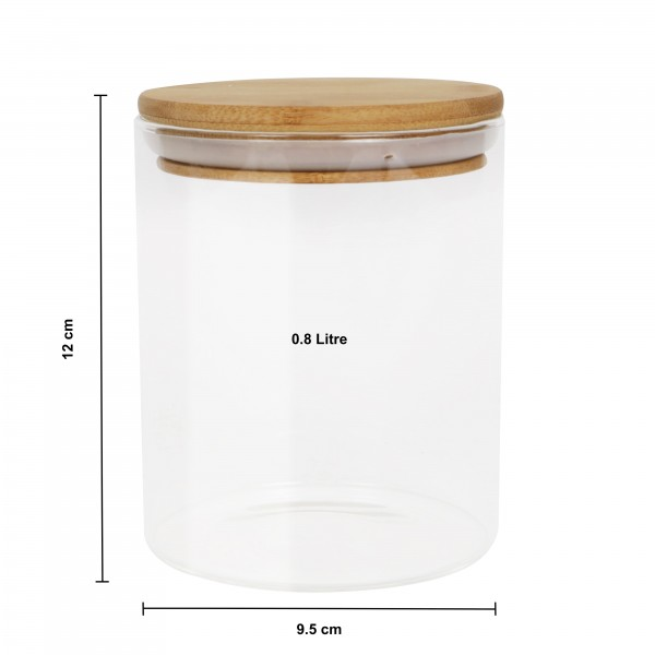 Custom air tight airtight empty child proof spice packing bamboo cork lid glass jar