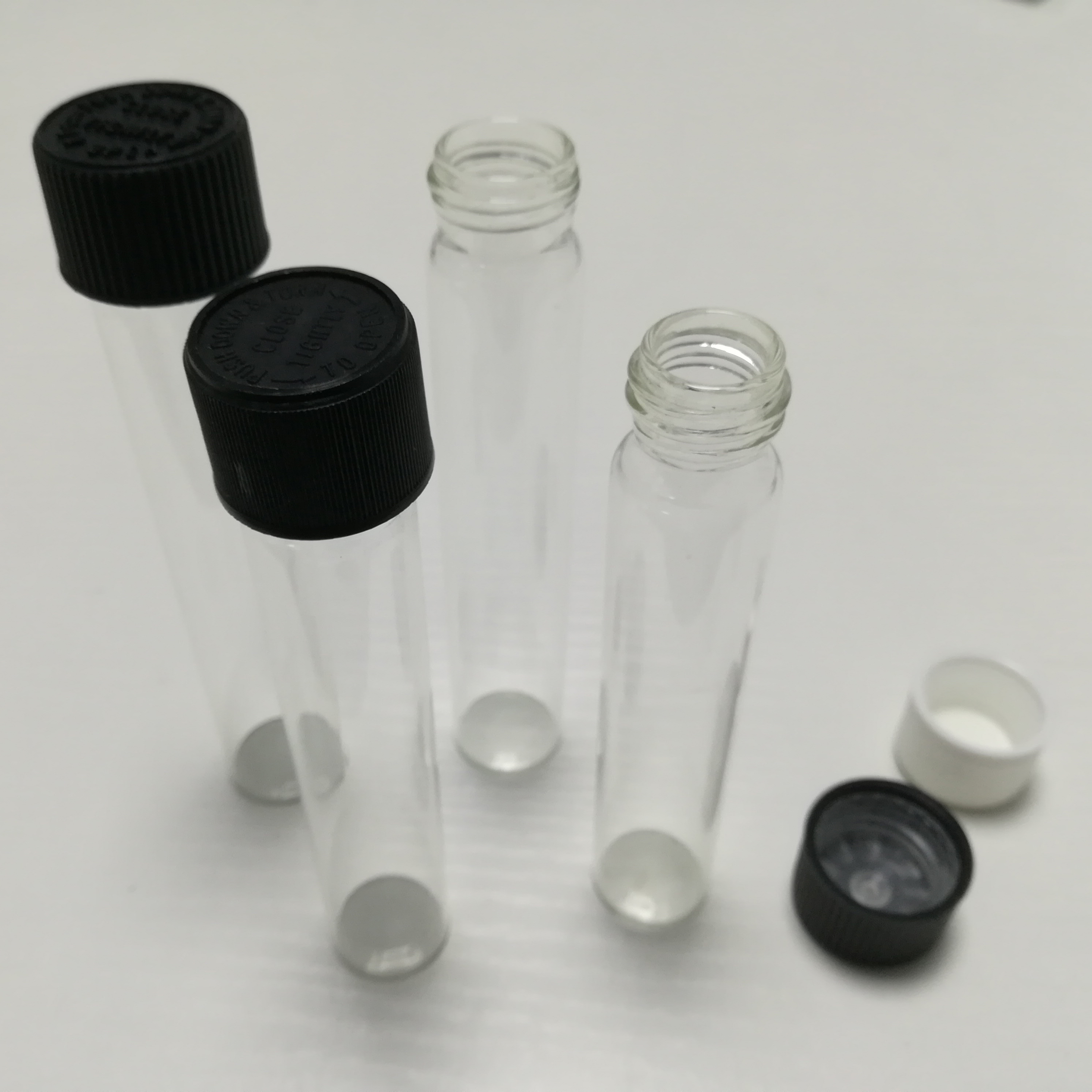 Custom any size Child Resistant Proof Cap glass pre roll tube,pre roll tubes packwoods,custom pre roll boxes
