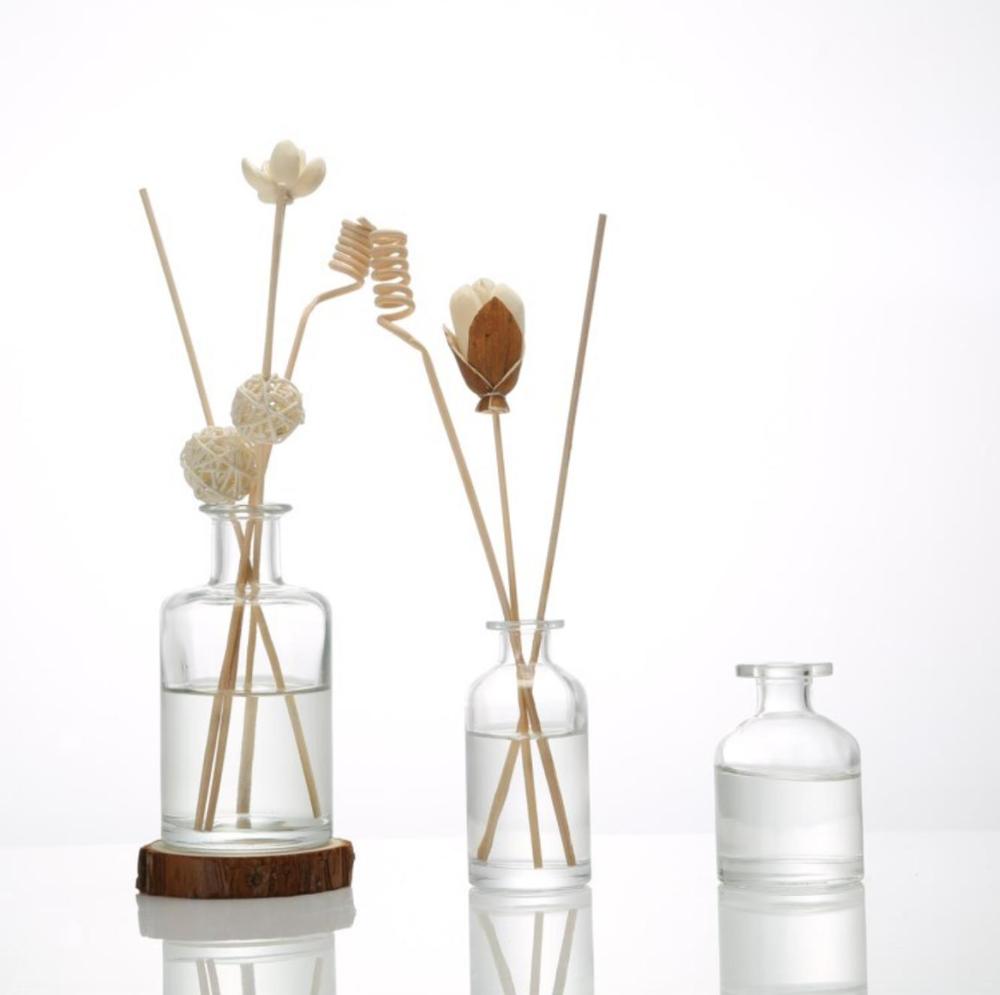 Custom aroma reed diffuser glass bottle with Cork 50ml 150ml 250ml