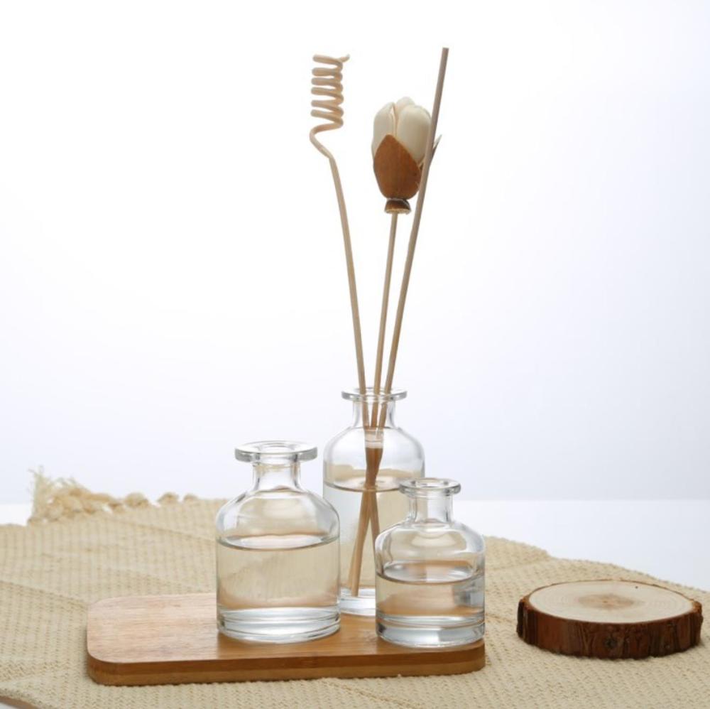 Custom aroma reed diffuser glass bottle with Cork 50ml 150ml 250ml