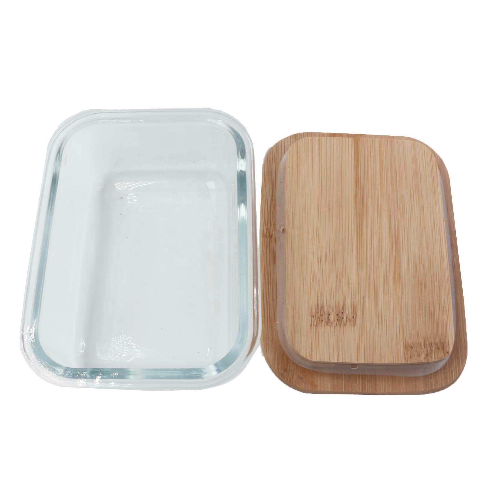Custom bamboo lunch clear bento box fo food storage container PD-16Q