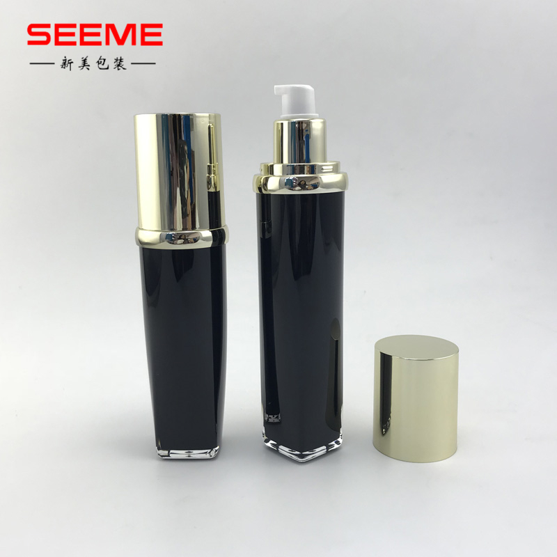 Custom bottle acrylic serum bottle cosmetic skincare packaging 80ml