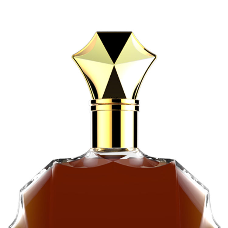 Custom brandy & XO & cognac Glass bottles with super crystal flint