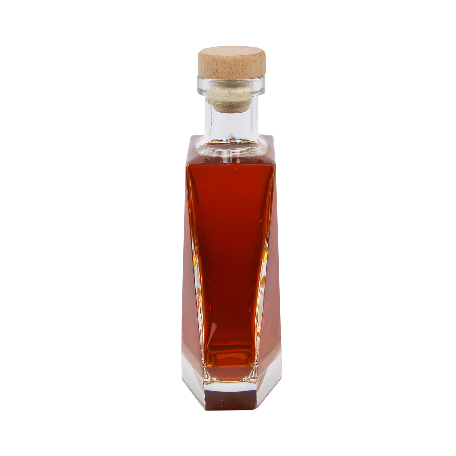 Custom brandy & XO & cognac Glass bottles with super crystal flint