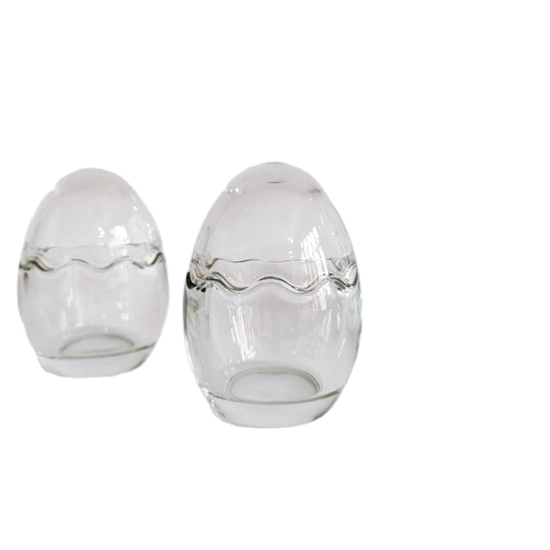 Custom bunny jar sweet easter gnome bunny jars egg shaped bottle bunny jar for cookie