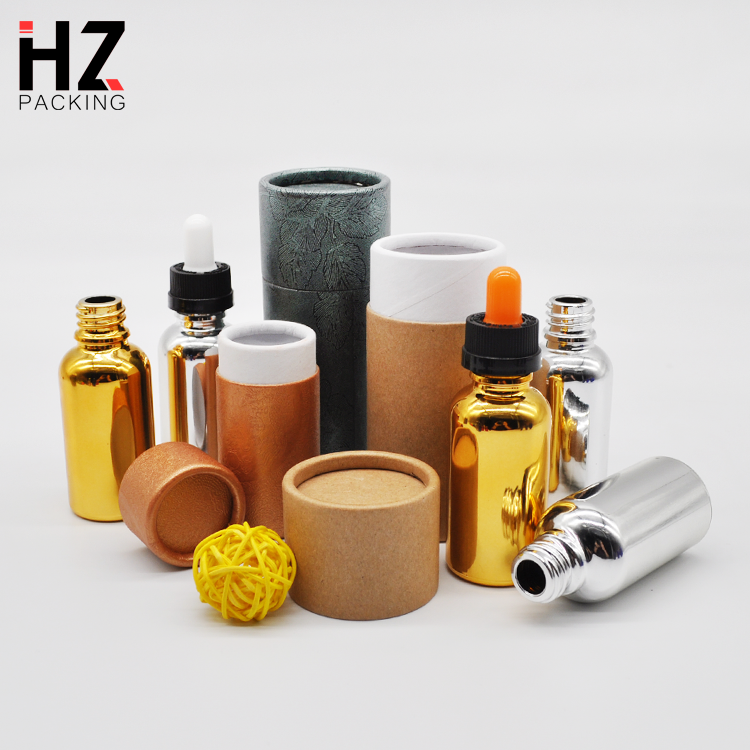 Custom cardboard box 30ml black frosted e liquid glass dropper bottle packaging box