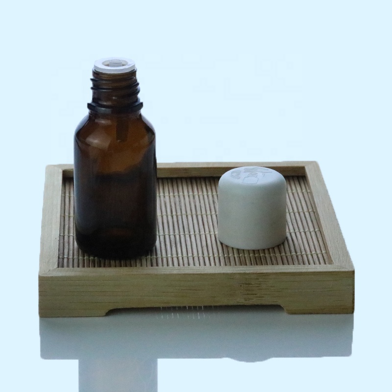 Custom child proof glass bottle 15ml 20ml 30ml 50ml 100ml Amber essential oil bottle with child-proof cap (GRA17)