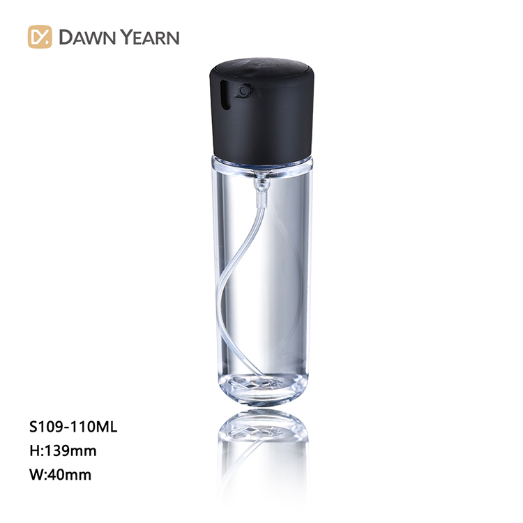 Custom clear Setting Spray toner packaging frosted cosmetic mist glass spray bottle 110ml