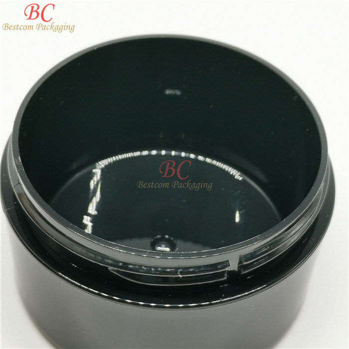 Custom color custom frost matt black plastic round 15g 30g 50g 100g big men's hair pomade body butter PETG hand cream jars