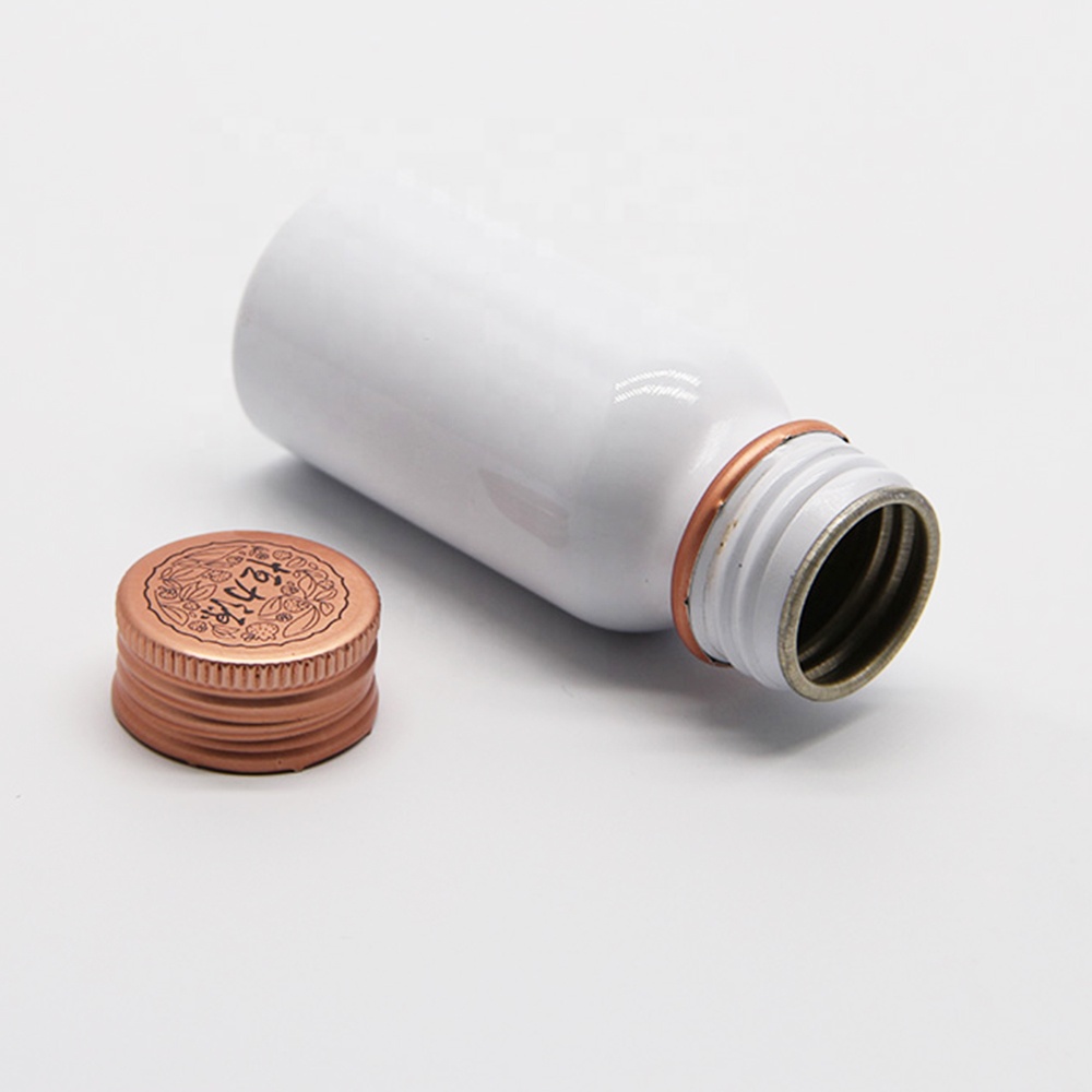 Custom colorful aluminum beverage bottle for beverage milk tea