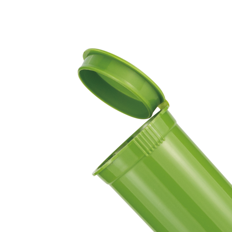 Custom colorful non-opaque medical pill 6 dram plastic childproof pop top up containers vials