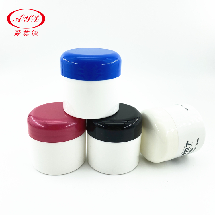 Custom colors 30g / 1 oz  plastic PP  jar cheap cosmetic cream jars empty containers for lotions and creams