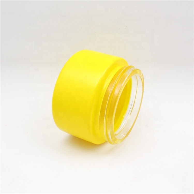 Custom cosmetic glass jar 30g 50g 100g night cream containers jars