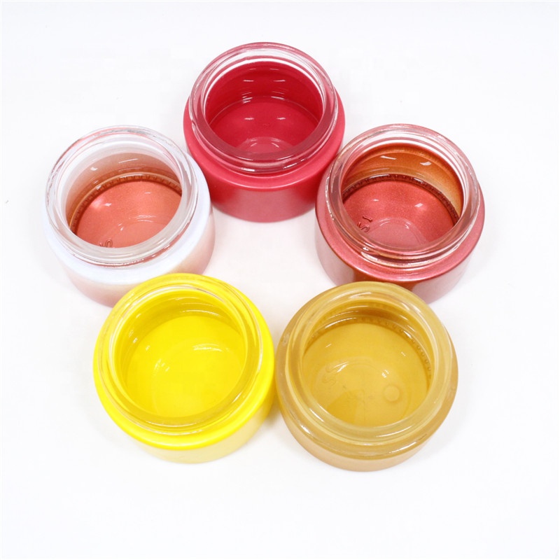 Custom cosmetic glass jar 30g 50g 100g night cream containers jars