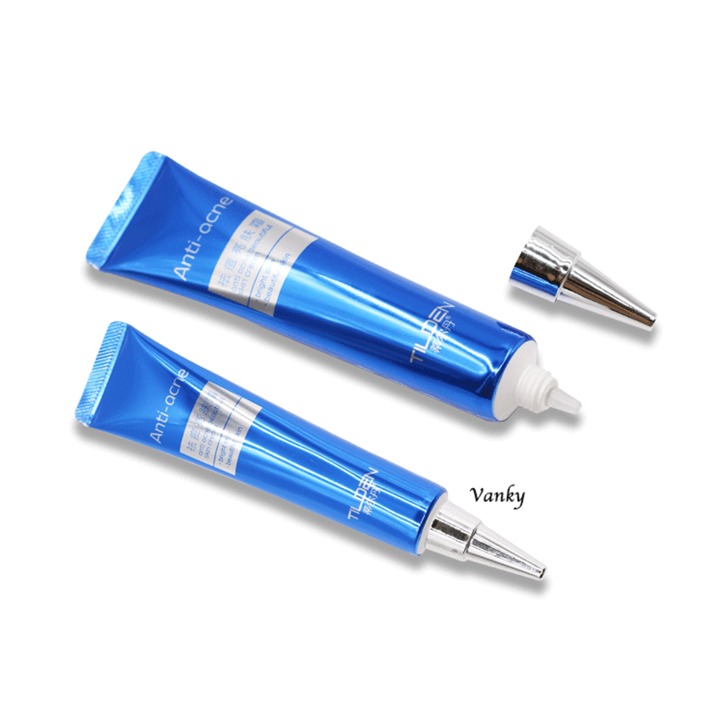 Custom cosmetic packing airless eyecream tube aluminum laminated plastic ABL tube empty plastic metallic aluminum tubes