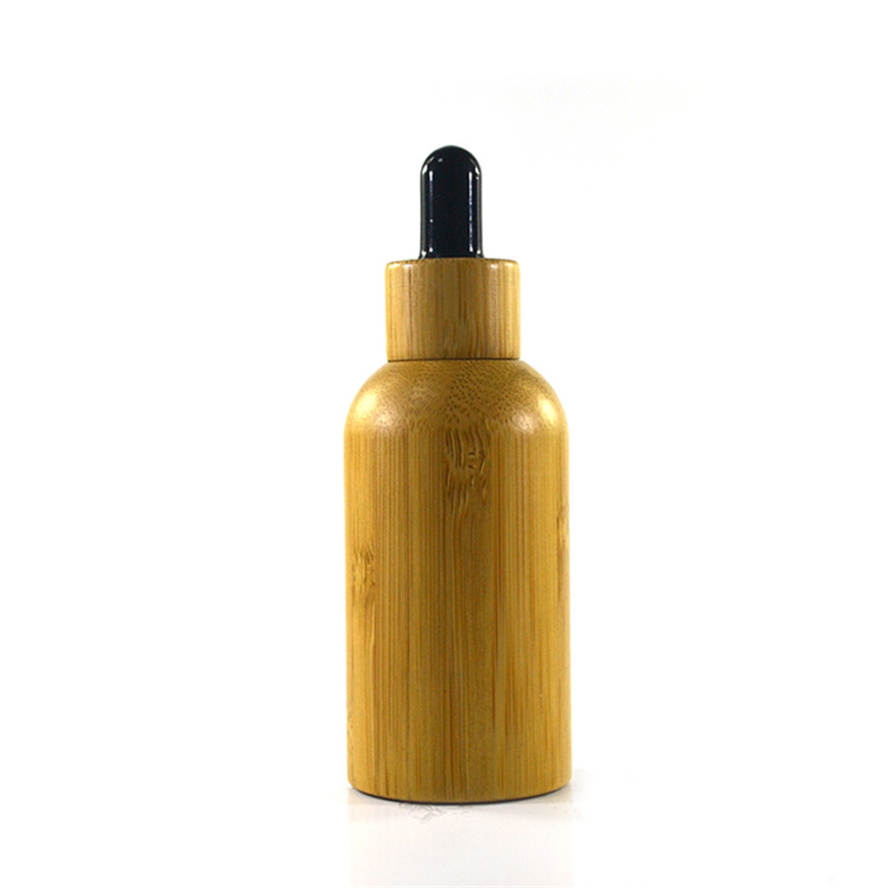 Custom curved inside glass eco friendly screw cap / spray / pump / bamboo essential oil dropper bottle 10ml 15ml 30ml 50ml 100ml