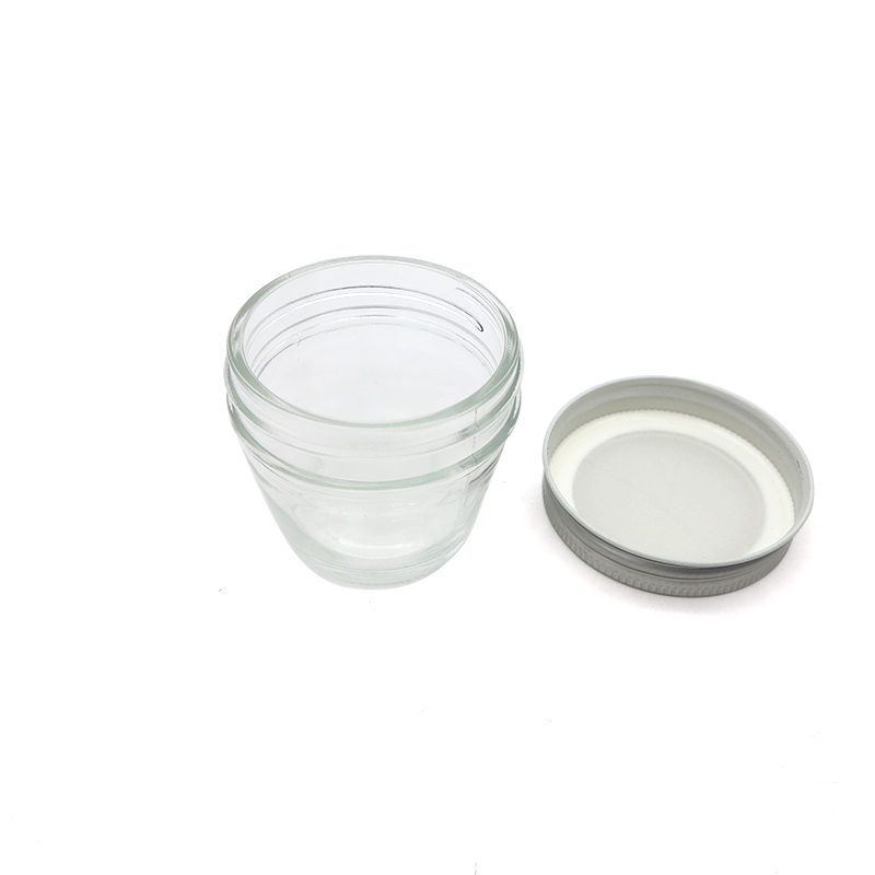 Custom design 4oz vacuum glass jam jars with lids