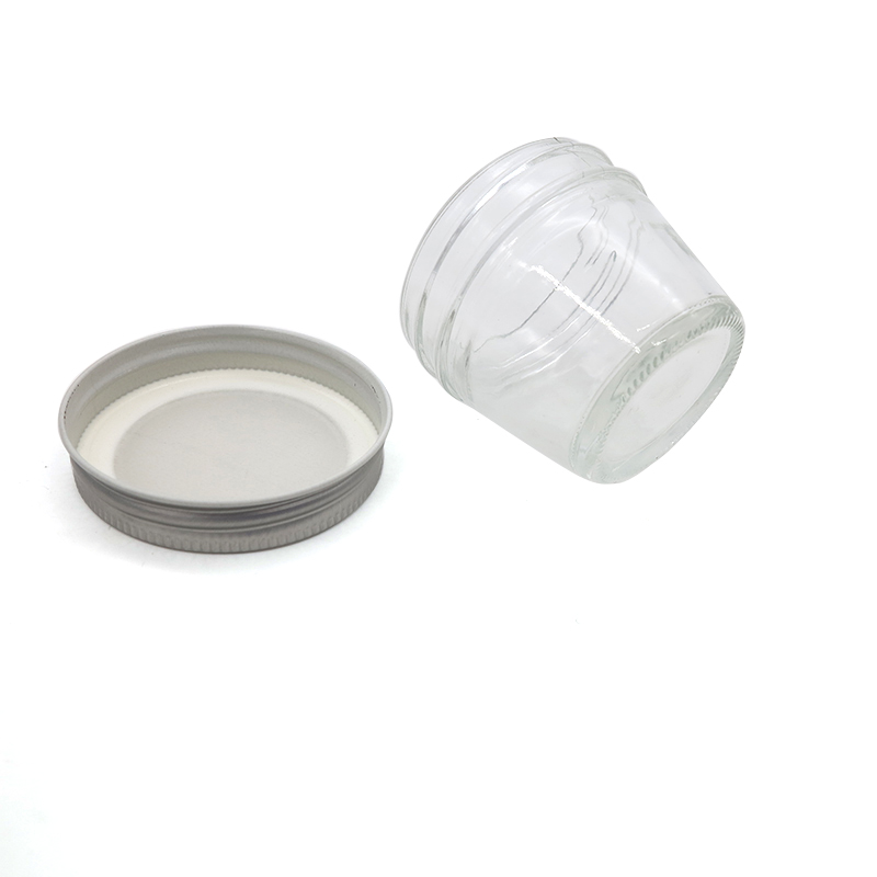 Custom design 4oz vacuum glass jam jars with lids