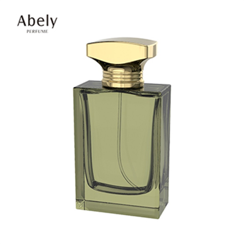 Custom design 50ml 100ml empty rectangular perfume bottles manufacturers square spray glass perfume bottle