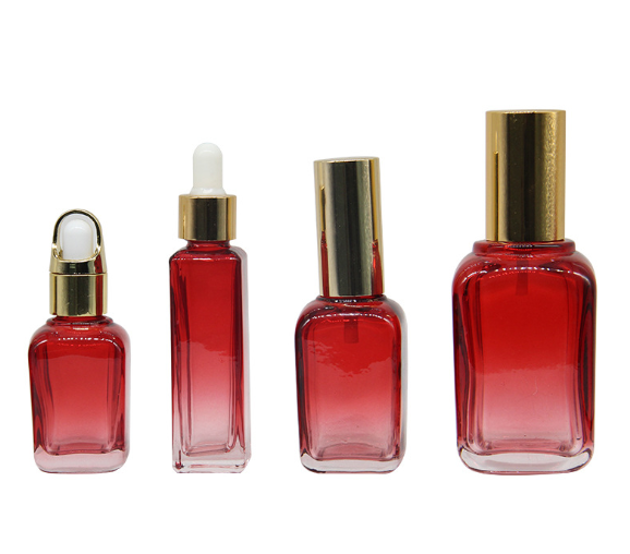 Custom design Serum Bottle Cosmetic Bottle Skin Care Cosmetic Packaging with dropper lid