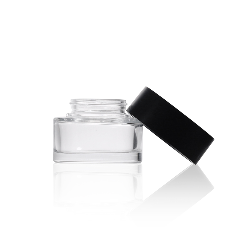 Custom design glass pump bottle cosmetic usage