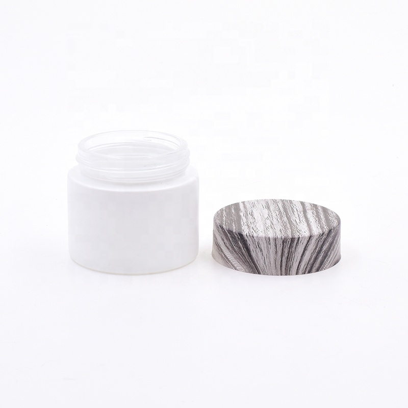 Custom design round 3oz 4oz 90ml straight side food glass jar with child resistant lids herb child proof jars with marbling cap