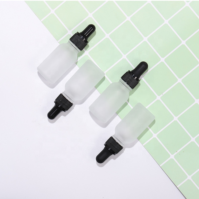 Custom design your own logo or label transparent 15ml glass essential oil bottle with plastic lid glass dropper