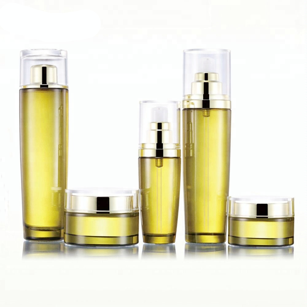 Custom eco-friendly  skincare glass bottle for face cream