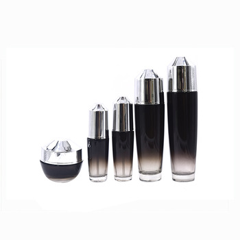 Custom eco-friendly skincare glass bottle for face cream