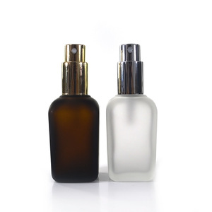 Custom empt white frosted clear glass round mist atomizer pocket glass spray bottle manufacturer 20ml 15ml 10ml 5ml 3ml