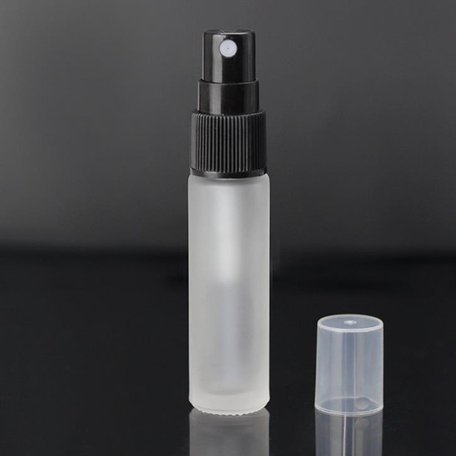 Custom empt white frosted clear glass round mist atomizer pocket glass spray bottle manufacturer 20ml 15ml 10ml 5ml 3ml