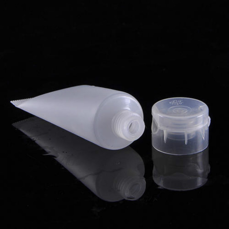 Custom empty 10ml 30ml 50ml 100ml cosmetic packaging container clear black hand cream aluminum tube plastic tube