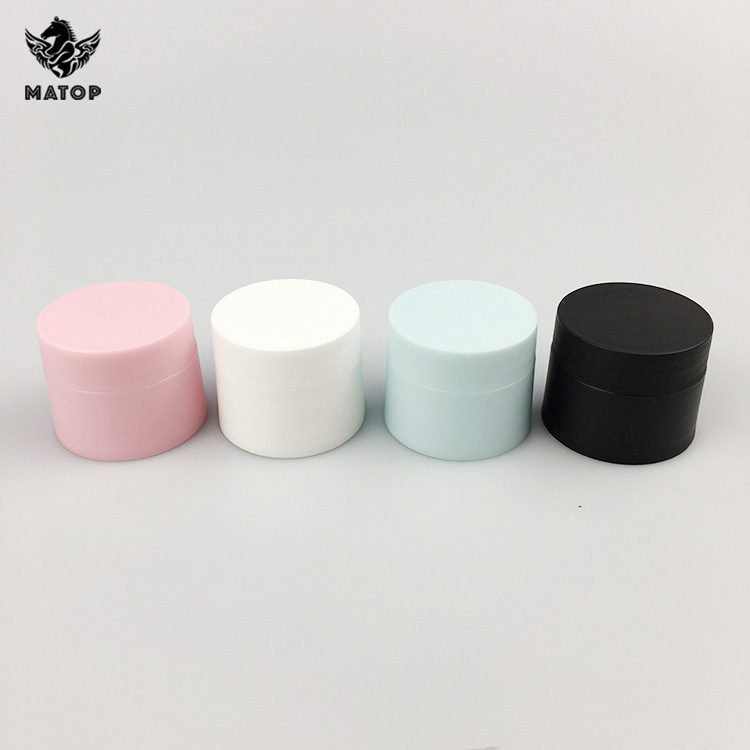 Custom empty Skin Care Packaging 1oz Pink Face Body Lip Balm Scrub Jars Containers