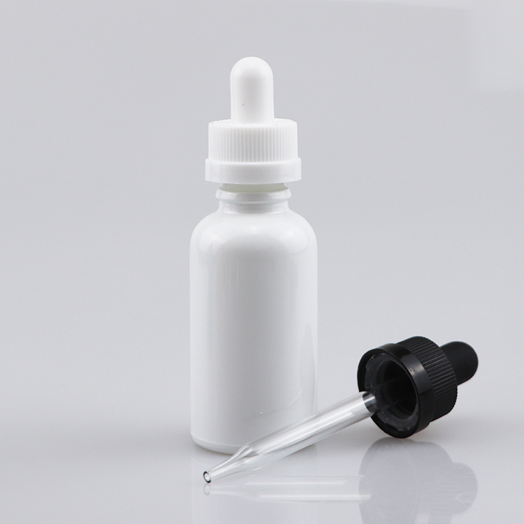 Custom empty colorful essential oil glass dropper bottles 15ml 30ml with child proof dropper cap