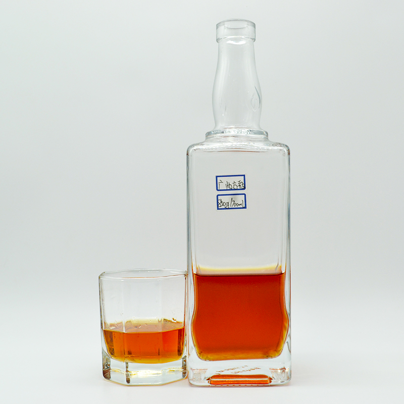 Custom empty high quality jack daniels whiskey vodka rum glass bottles wholesale