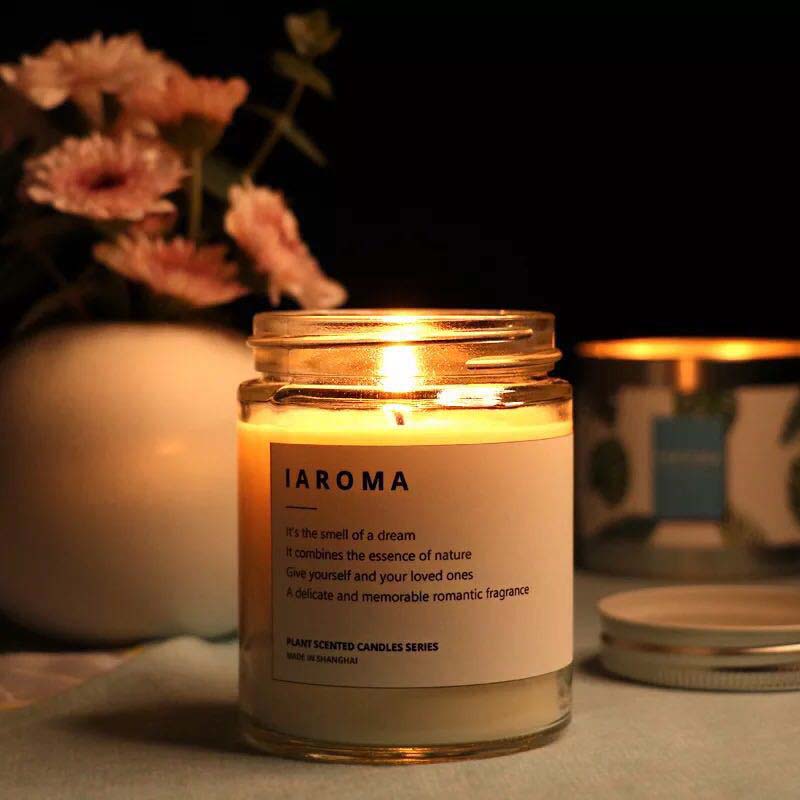 Custom empty luxury glass tealight amber candle making jars weddings with lid 1oz 2oz 3oz 5oz 8oz