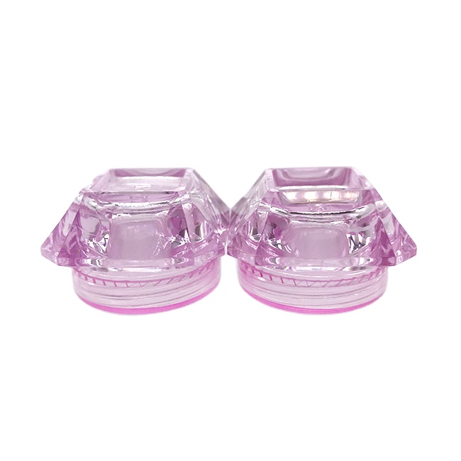 Custom empty plastic clear cosmetic jars