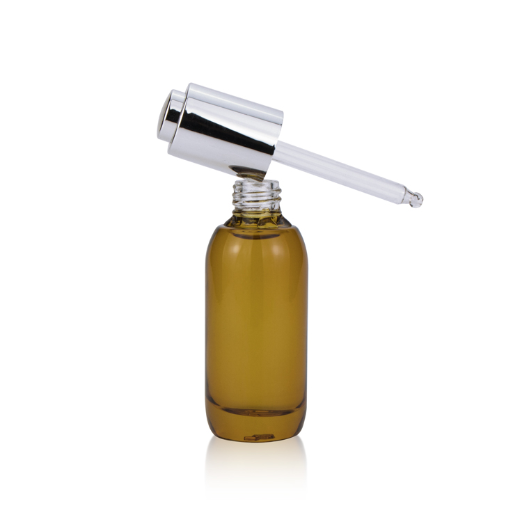 Custom empty print 15ml 40ml 50ml serum bottle 30 ml cosmetic oil dropper bottle glass for skincare