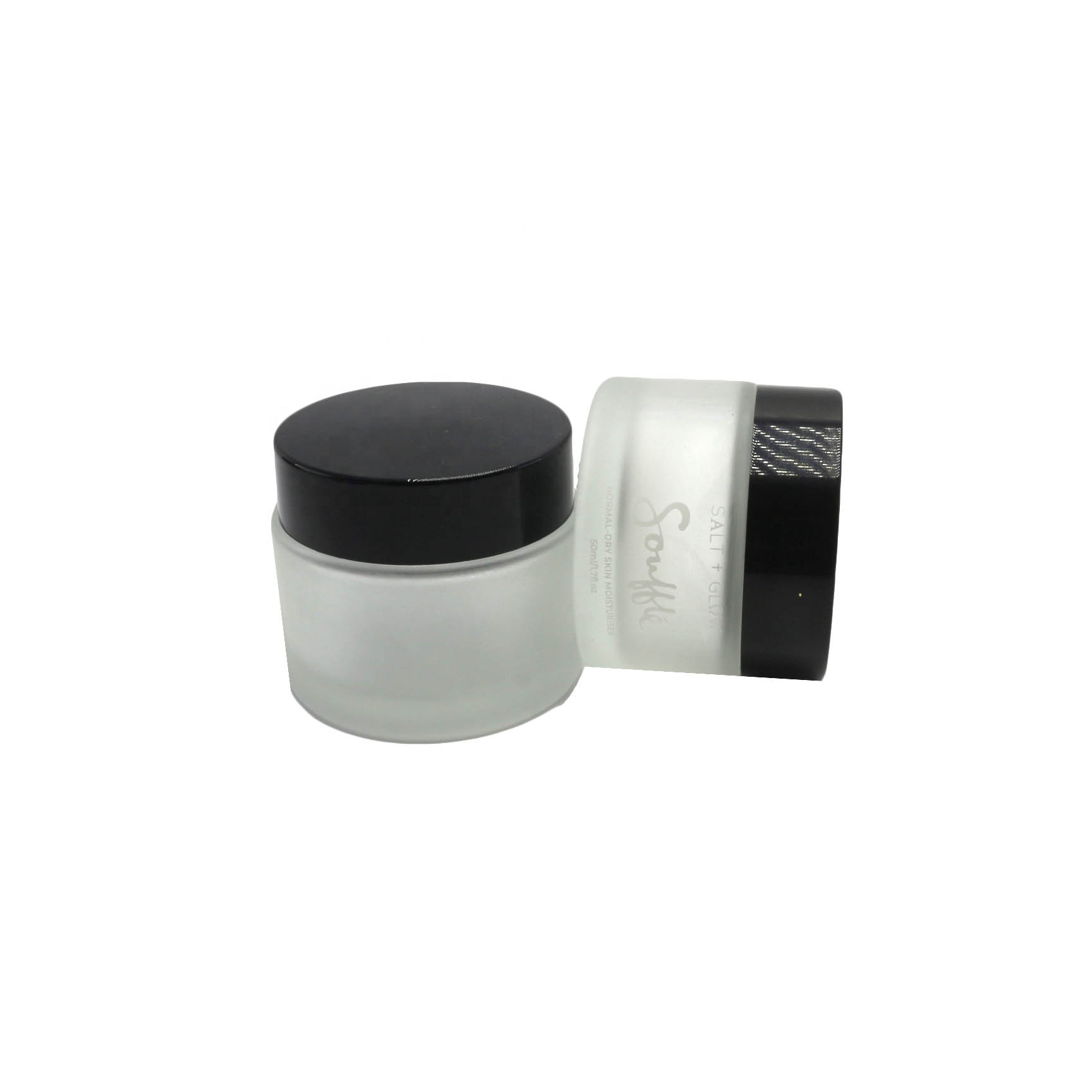 Custom fancy spices glass jar with plastic lid Support printing GJ-CC16