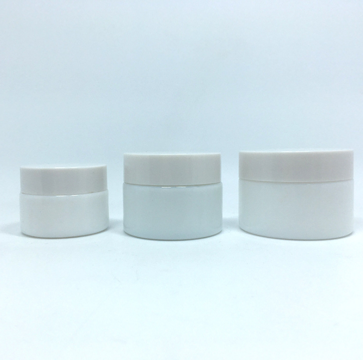 Custom glass 5ml 10ml 15ml 20ml 30ml 50ml 100ml cream cosmetic jar with lids