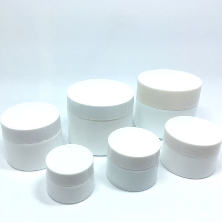 Custom glass 5ml 10ml 15ml 20ml 30ml 50ml 100ml cream cosmetic jar with lids