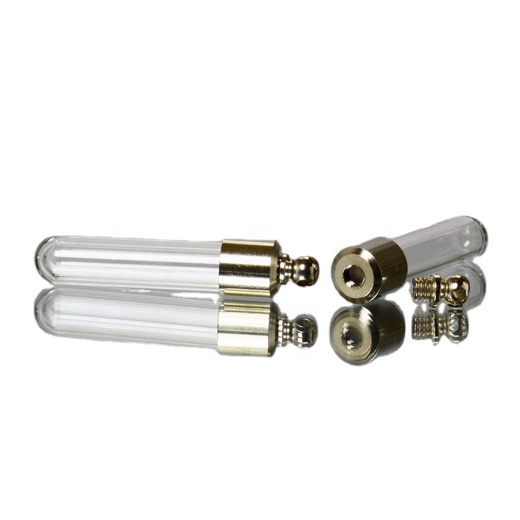 Custom length handmade shape glass tube glass bottle pendant essential oil bottle pendant wishing bottle necklace pendant