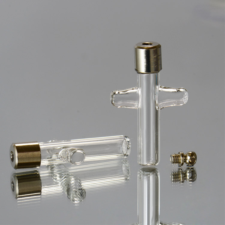 Custom length handmade shape glass tube glass bottle pendant essential oil bottle pendant wishing bottle necklace pendant
