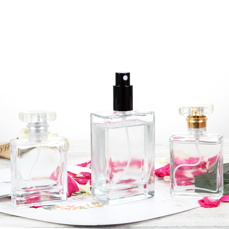 Custom logo 100 Ml Spray Bottle Refillable Perfume Colored Bottles 30 Ml Glass Spray