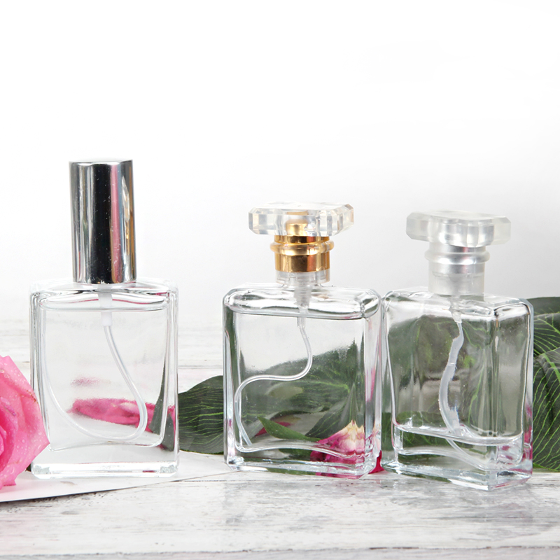 Custom logo 100 Ml Spray Bottle Refillable Perfume Colored Bottles 30 Ml Glass Spray