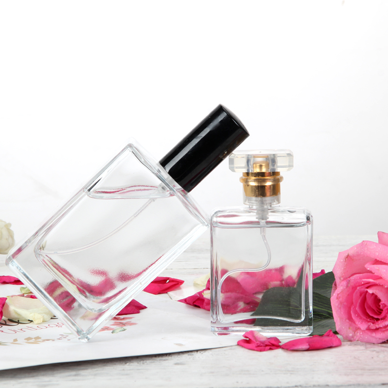 Custom logo 100 Ml Spray Bottle Refillable Perfume Colored Bottles 30 Ml Glass Spray