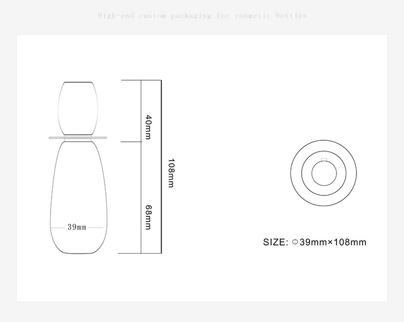 Custom logo 30ml luxury round glass foundation bottles with diamond patch cap for make-up production cosmetic package container